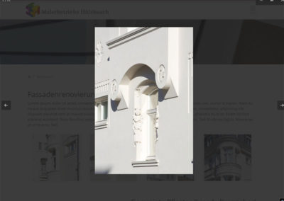 Screenshot - Lightbox Effekt - www.malerbetriebe-huelsbusch.de